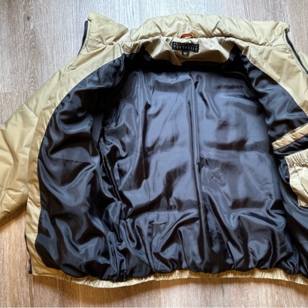 Perry Ellis Light Brown Quilted Jacket - Picture 3 of 5